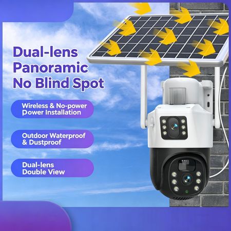 Solar monitoring, no electricity, network, outdoor orchard, dual camera monitor, outdoor monitoring camera, outdoor