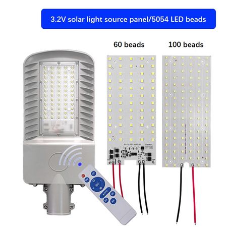 3.2V solar light panel, LED light source board, road lamp head, white light outdoor lighting DIY accessories