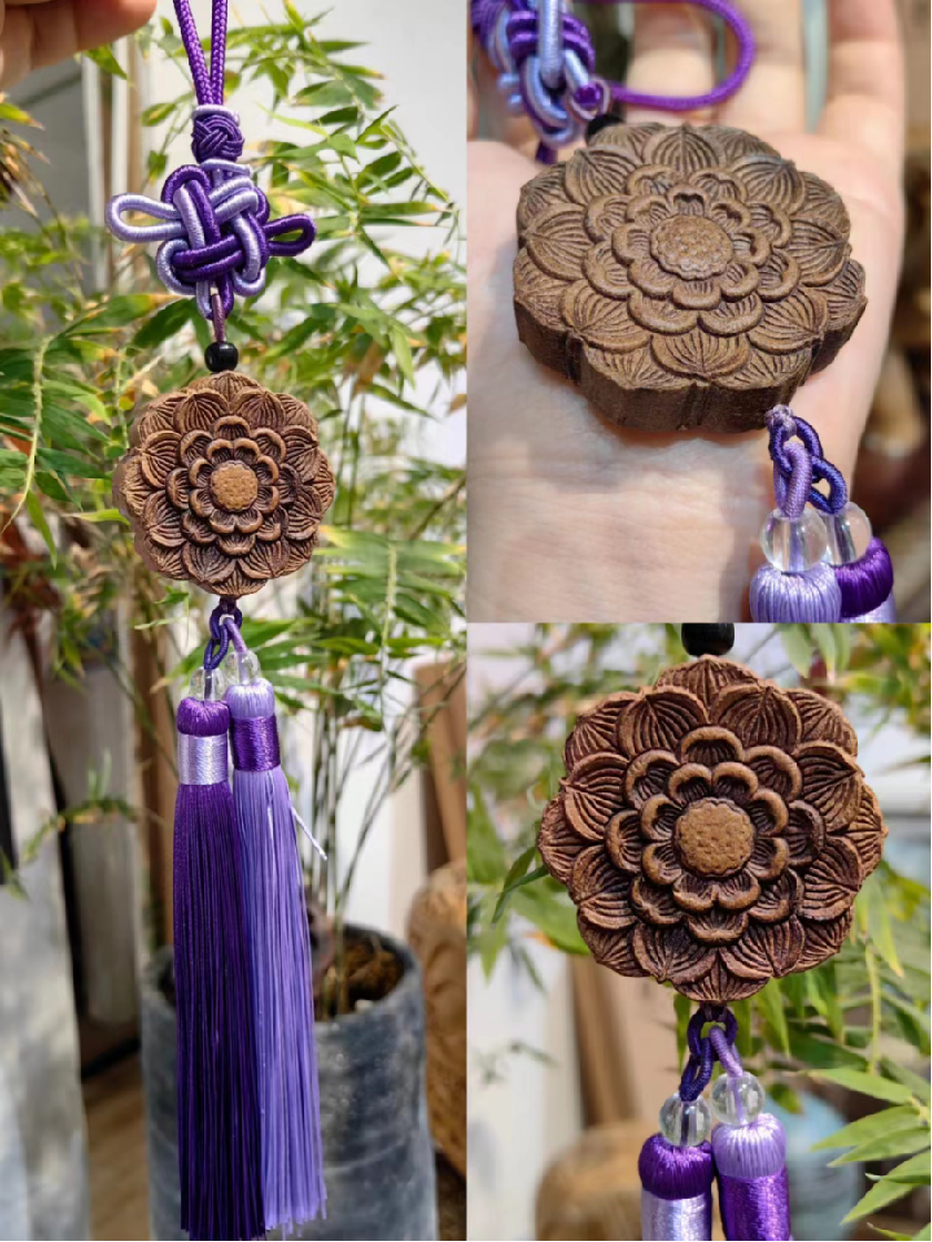 Herbal Incense Amulet — Peony Blessing