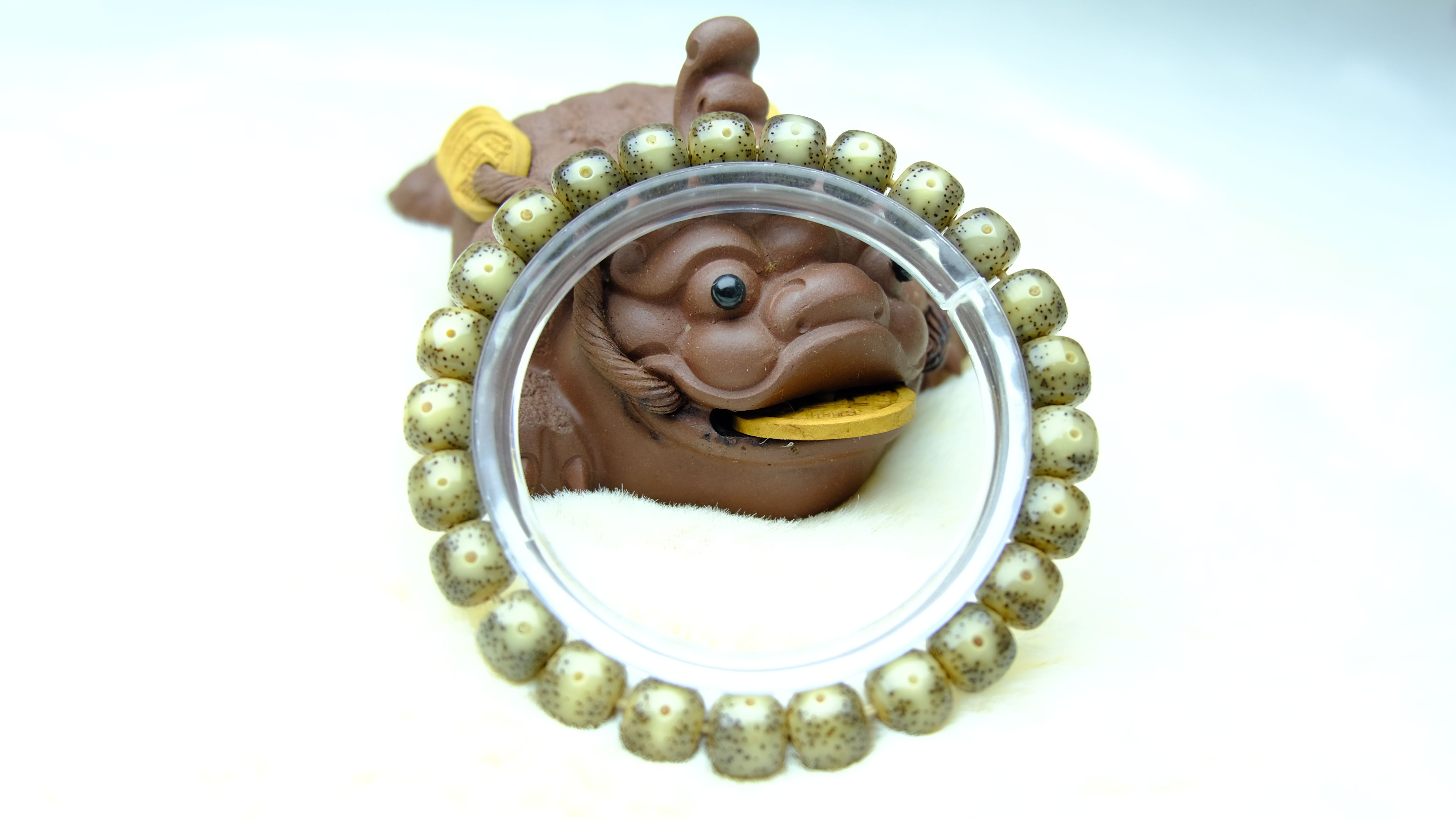 Star Moon Bodhi Seed Bracelet, Rock Candy