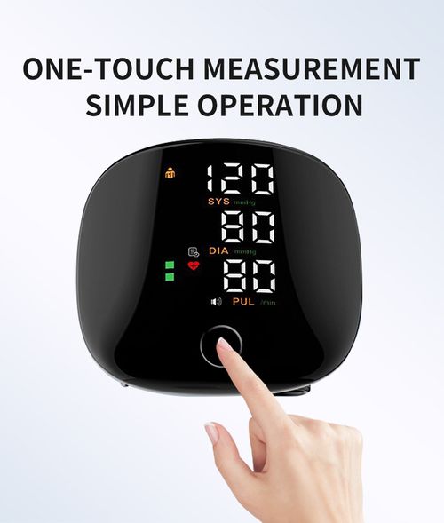 Wrist-Type Blood Pressure Monitor for Home Use, Portable Blood Pressure Monitor with Fully Automatic Intelligent Measurement