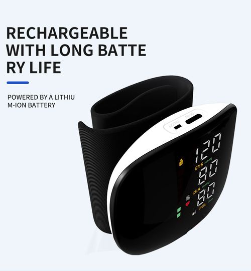 Wrist-Type Blood Pressure Monitor for Home Use, Portable Blood Pressure Monitor with Fully Automatic Intelligent Measurement