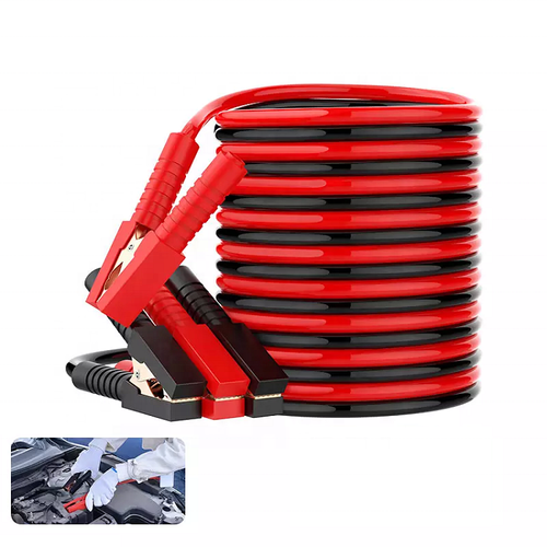 2000A Car Booster Cable Battery Jump Booster Emergency Tools Rubber Core Cable Booster Cable 2000 Amp