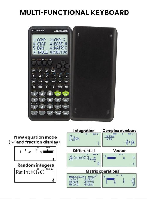 991ES Plus 2nd scientific calculator function calculator for students, 417 functions