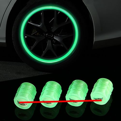 Universal Valve Cover Plastic Universal 4 Set  no logo Green Luminous Green Automobile Valve Cover
