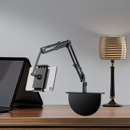 Strong Arm Tablet PC Stand 360 Rotating Supports 4-13 Inch Screens Newest Indoor Home Tablet Holder Bed Desktop Use