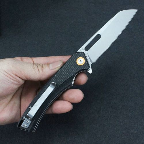 Outdoor Camping Self-defense Multi-functional Knife  Steel Knife -Black