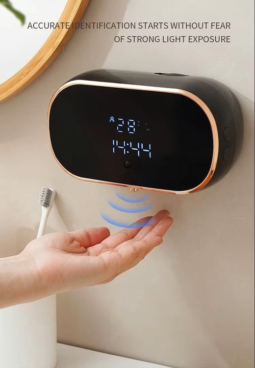 NEW Wall Mounted USB Rechargeable Lcd Digital Display Automatic Touchless Sensor Foam Soap Dispenser