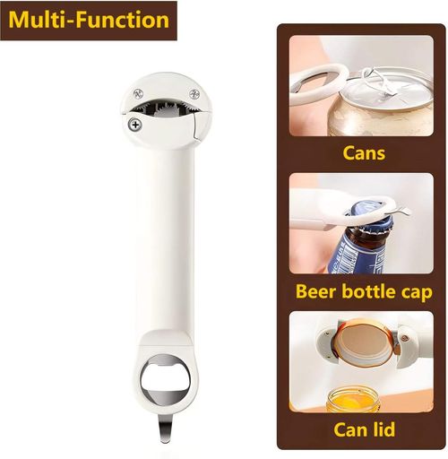 Multi-Function Retractable Jar Can Winebeer Opener