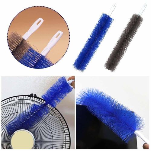 Fan Brush Dust Removal Tool Microfibre Duster Dust RemoverBrush for Air-conditioner Furniture Shutter Home Car