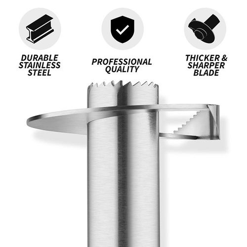 Kitchen Gadget Stainless Steel Manual Heavy Fruit & Vegetable Tools Pineapple Corer Cutter Slicer Peeler