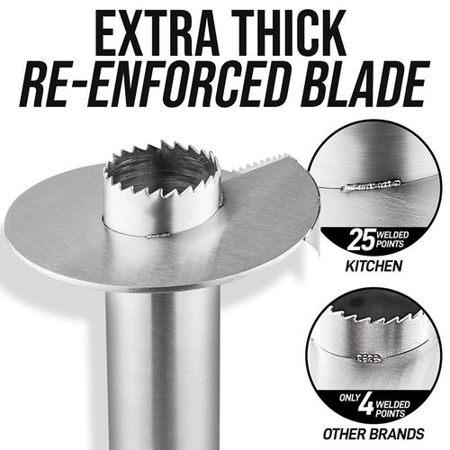 Kitchen Gadget Stainless Steel Manual Heavy Fruit & Vegetable Tools Pineapple Corer Cutter Slicer Peeler
