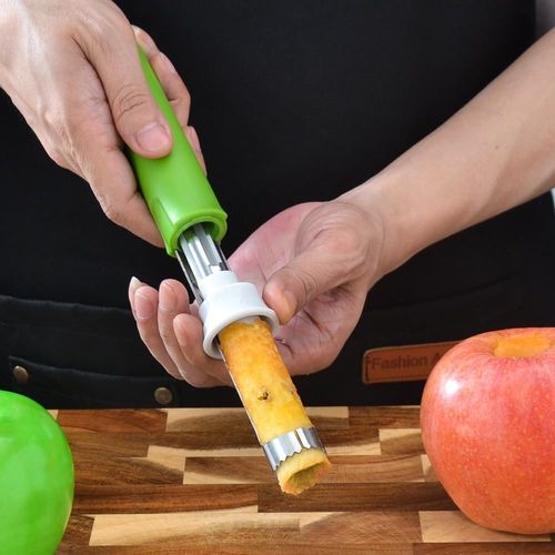 Multi-Functional Stainless Steel 2-in-1 Cassava & Fruit Peeler with Pit Remover – Household Kitchen Tool