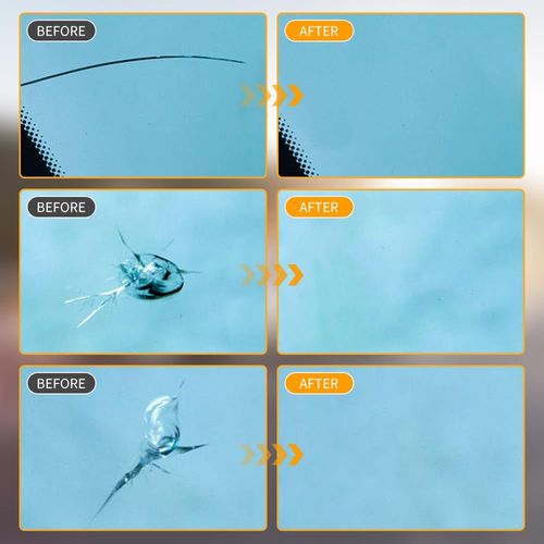Professional Windshield Repair Kit - Car Glass Crack & Scratch Filling Liquid for DIY Fix