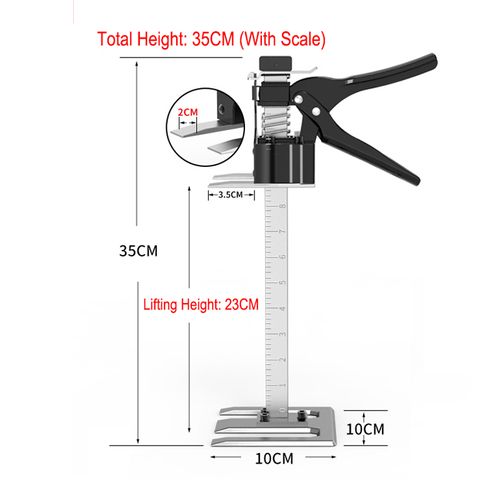 Hand Tool Jack Tile Height Adjuster Labor-saving Arm Wall Tile Lifter Maintenance Lifting Manual Alloy Installation Tool
