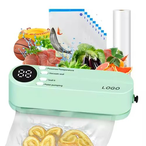 2025 Hot Selling Automatic Vacuum Sealer Machine Small and Portable Household Rechargeable 4-in-1 Electric Vacuum Sealer