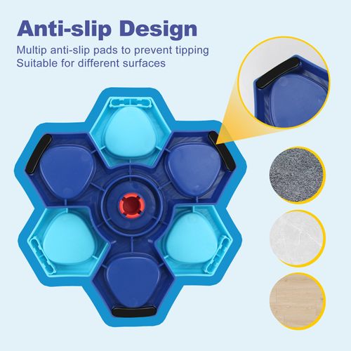 Puzzle pet toy multi-layer rotating slow feeder training dog foraging toy