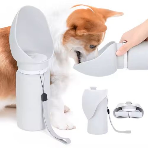 Dog Water Bottle Portable Pet Drinker Outdoor Water Bottle Walking Dog Accompanying Cup Pet Supplies Drink Food Cup
