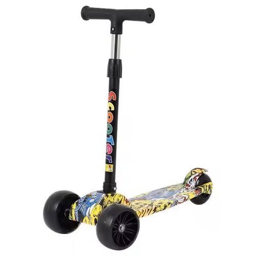 Child Scooter Folding Kick Scooter Adjustable Height Skateboard For Kids