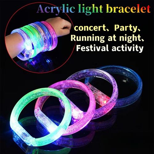 Suitable for nightclubs, bars, music festivals and other events: LED light-up bracelets to match the music and create a sense of atmosphere