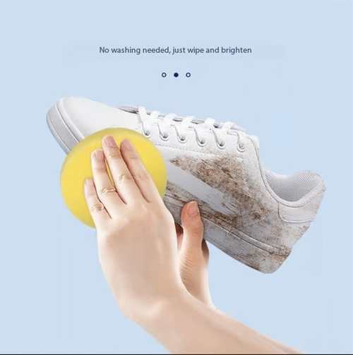 White shoe cleaning cream