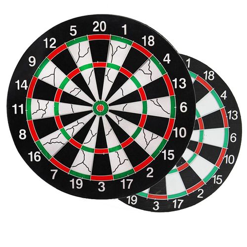 Darts Boards Material 17inch Size 6pcs 18g Darts Print Double Side Standard Training Flocking