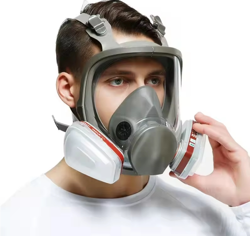 Emergency Mask - Full-Face Protection for sudden situations such as fires and emergency collapses, protecting the respiratory system from damage