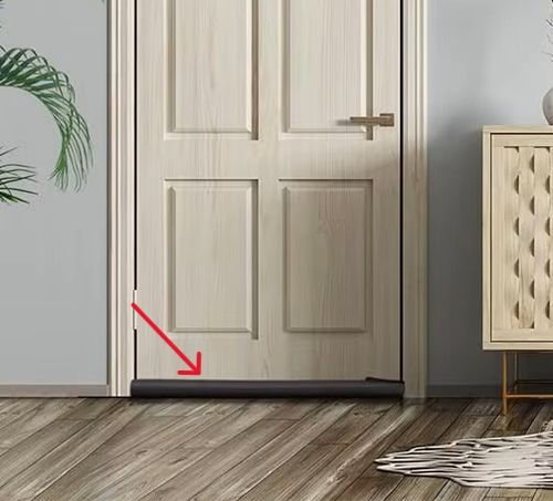 Noise Blocker Door Draft Stopper Rubber Bottom Sealing Strip for Door Draft Stoppers and Gap Sealing Door Sealing Strips