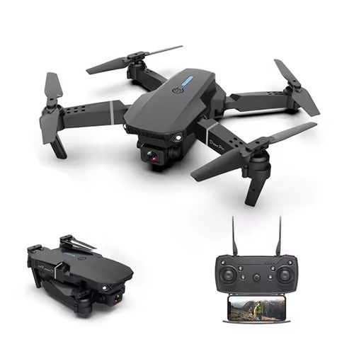 E88 Pro Drone With Wide Angle HD 4K Dual Camera Height Hold Wifi RC 100 Meters Foldable Quadcopter Dron Toys
