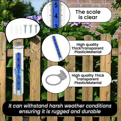Outdoor Rain Gauge : An outdoor tool for measuring rainfall