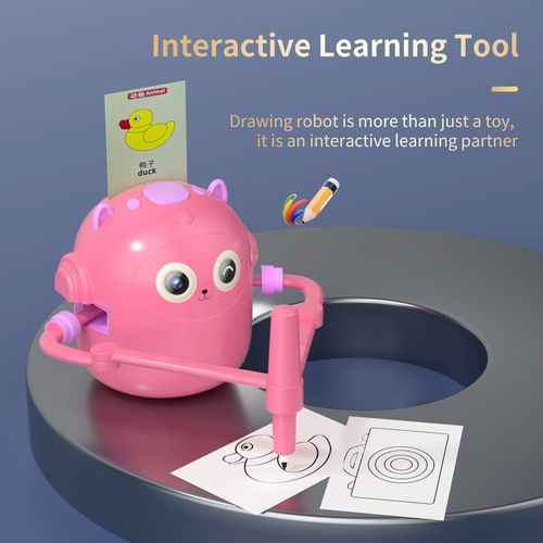 Intelligent Automatic Drawing Robot Enlightenment Intelligent Drawing Robot Early Education English Teaching AIDS