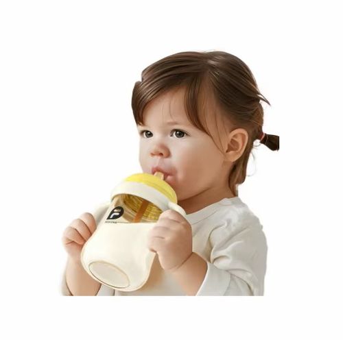 Children's PPSU Baby Bottle Neonatal Anti-Choking Anti-Flatulence Features  Silicon Straight Drinking Tube Big Bottle