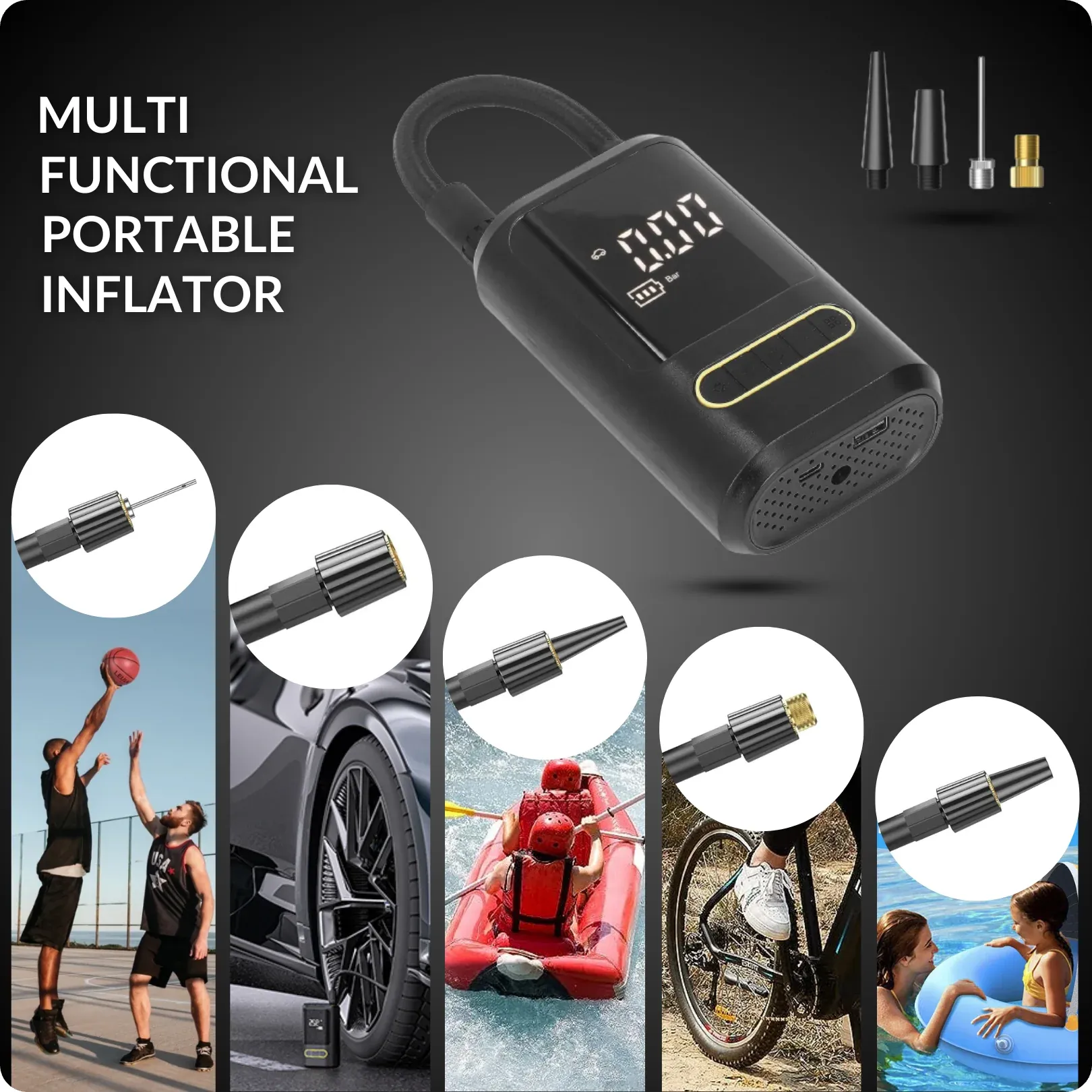 Portable Electric Tyre Inflator
