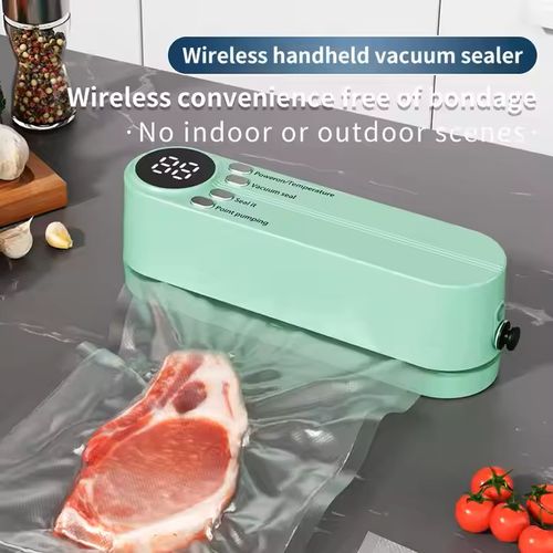 2025 Hot Selling Automatic Vacuum Sealer Machine Small and Portable Household Rechargeable 4-in-1 Electric Vacuum Sealer