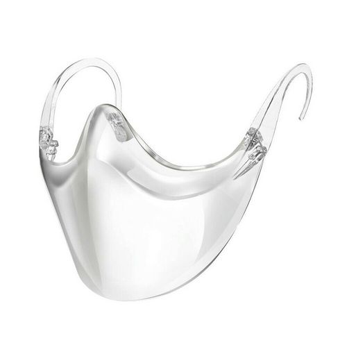 High-definition anti-epidemic fog-proof transparent protective upgraded mask splash-proof shield can filter dust mouth and nose mask