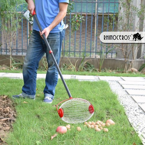 1Pc Nut Gatherer Fruit Collector Garden Rolling Nut Harvester Fruit Picker Without Telescoping Pole for Picking up Walnut Chestn