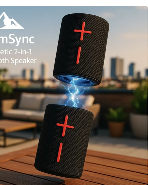 BoomSync - Magnetic 2-in-1 Bluetooth Speaker