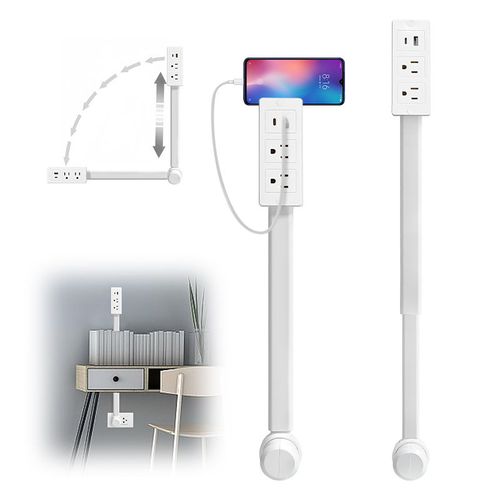 High Quality Travels Multi Plug Electrical Wall Outlet Extender 180° Rotating Plug Power Outlet Extender for Home