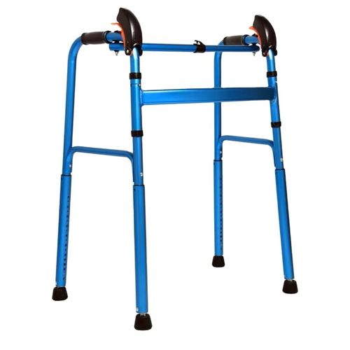 Specifically designed for elderly people and those with mobility difficulties-Aluminum Lightweight Foldable Stair Climbing Disable Walker
