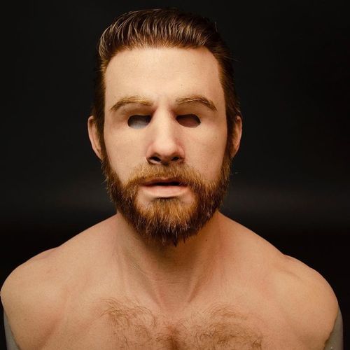 Young Man Realistic Mask