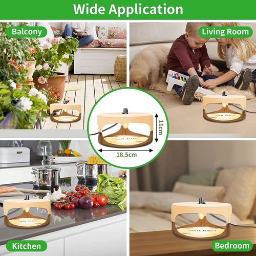 Home Safe Killer Lamp Sticky Flea Trap Fly Trap