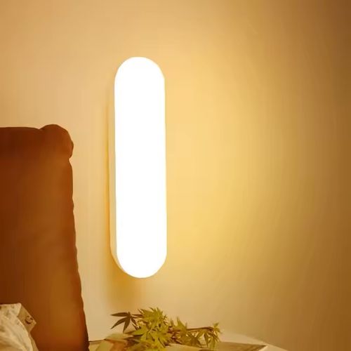 Intelligent Sensor Night Light Charging Button Human Body Detection Eye Protection Dormitory Camping Style Bedside Lamp