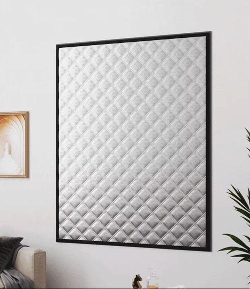 Modern Double Thickened Warm Curtains Horizontal Pattern Sound Sun Shading Cold Heat Insulation