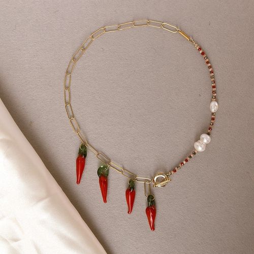 Red pepper necklace