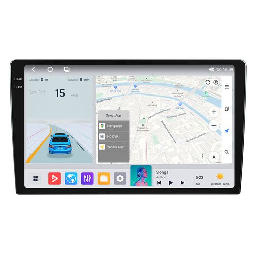 MEKEDE 2K MS 8 Core Android Car DVD Headunit Radio Screen Universal Type 9 Inch and 10 Inch for All Cars 2000*1200 QLED Car-play