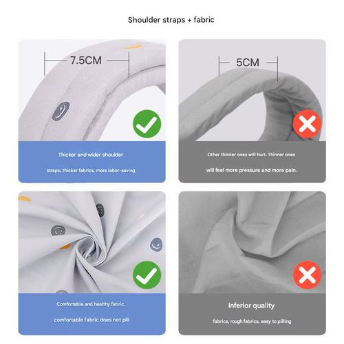 Multi-functional Baby Carrier Comfortable Polyester Front or Back Carry  with Head Support