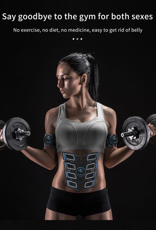 EMS fitness massage belt, rechargeable massager, Christmas gift, muscle massager, multifunctional body massage, high-end manufacturing