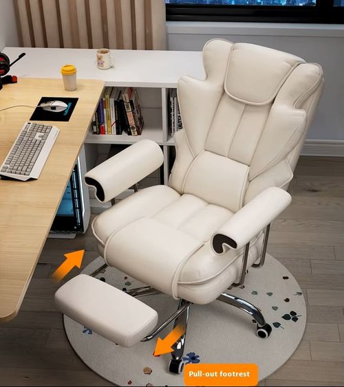 Modern Home Office Electric Lift Recliner Chair Ergonomic with Adjustable Height for Comfortable Long-Hour Work Sitting