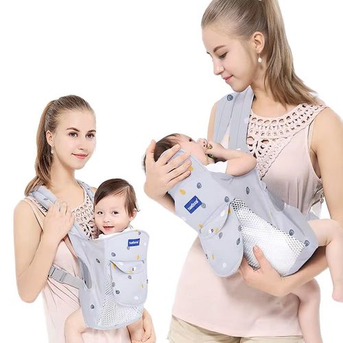 Multi-functional Baby Carrier Comfortable Polyester Front or Back Carry  with Head Support