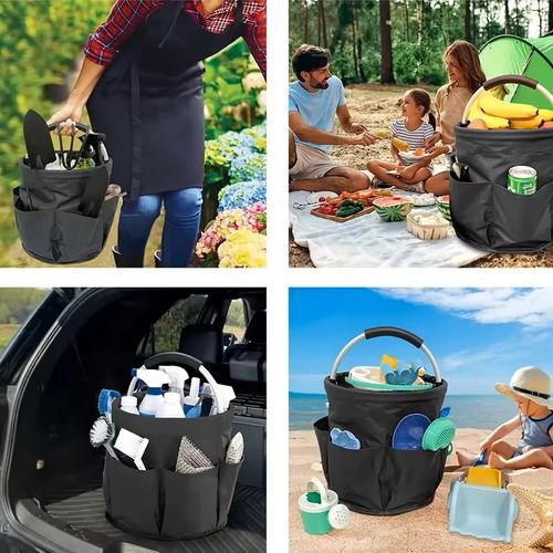 High Quality Storage Basket Picnic Basket Portable Oxford Cloth Picnic Bag Washing Storage Travel Swimming Tool Storage Bag